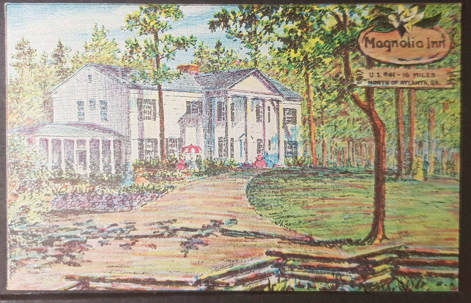 (image for) postcard USA - GA - Georgia #0004